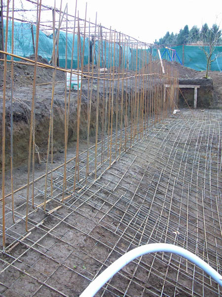 Foto fasi costruttive del fondo piscina 6 x 12 con scala romana – Foto 04