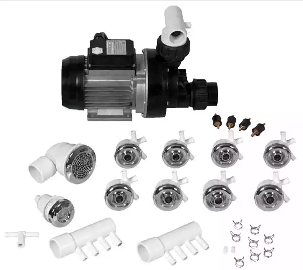 Kit idromassaggio a 8 bocchette