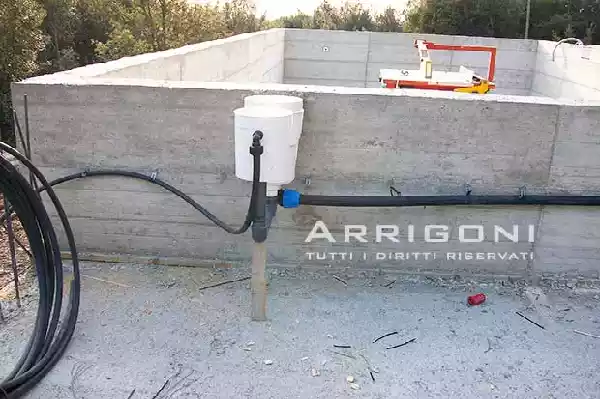 Pareti piscina in cemento armato