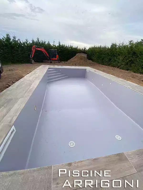 Posa membrana in PVC, liner 