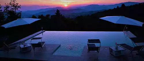 Piscina Fai Da Te con sfioro infinito